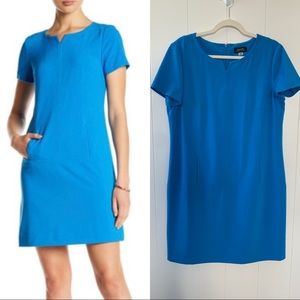 💥 SPRING CLEANING SALE | NEW Tahari Stretch Shift Dress in Capri Blue